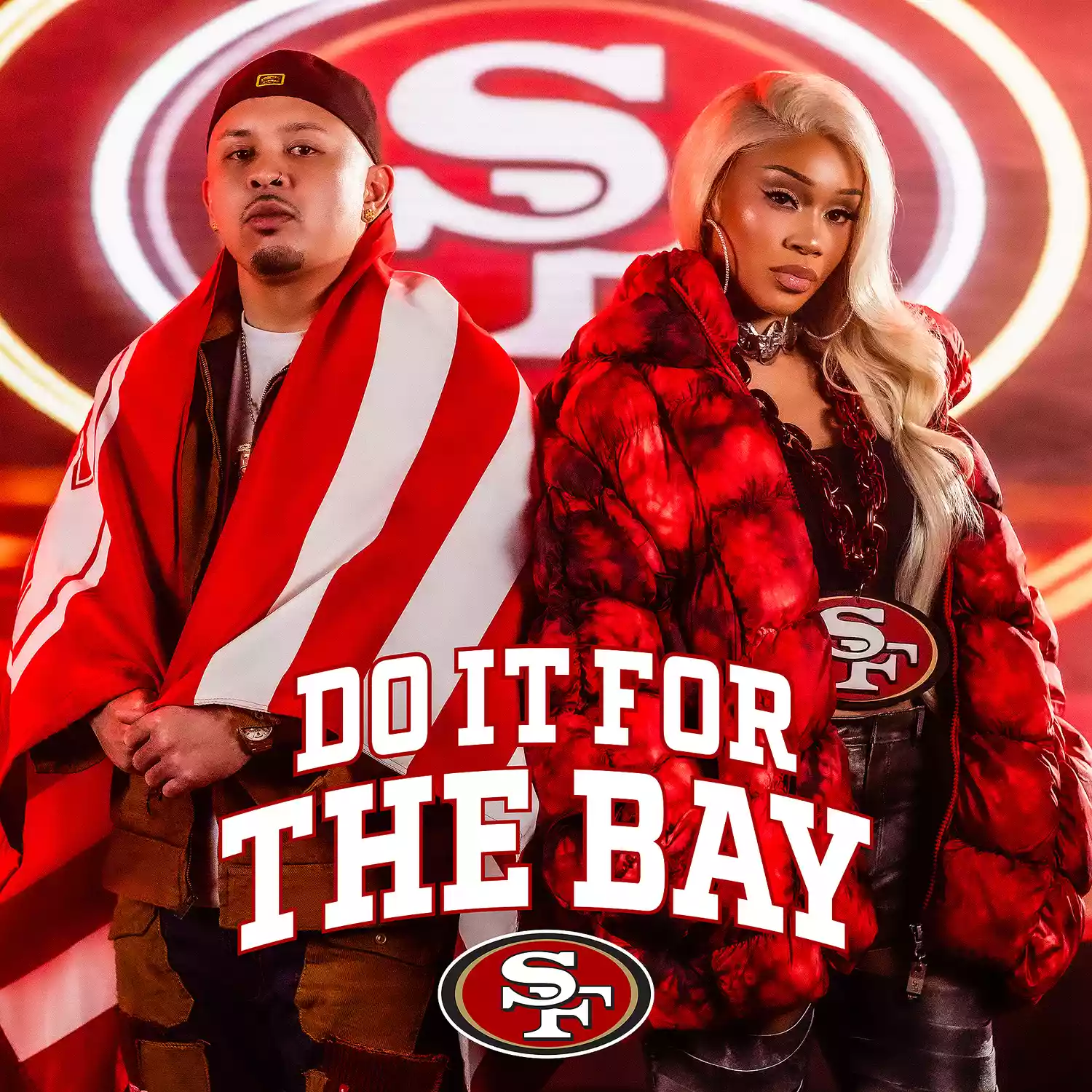 Saweetie & P-Lo Get 49ers Fever!